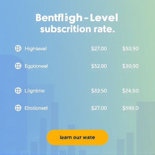 gohighlevel subscription rates