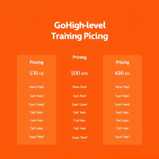 gohighlevel training pricing