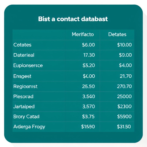 highlevel contact database cost