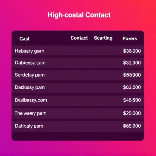 highlevel contact database cost