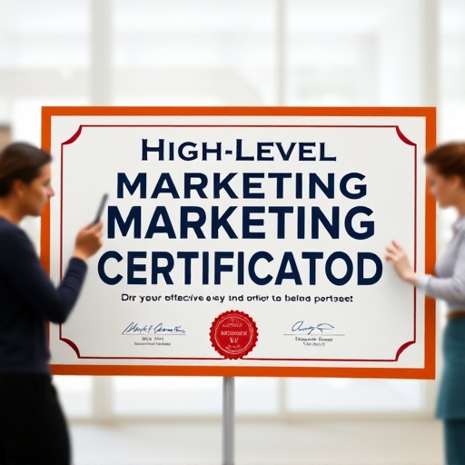 highlevel marketing certification