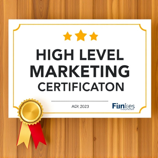 highlevel marketing certification