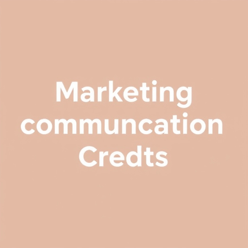 marketing communication credits