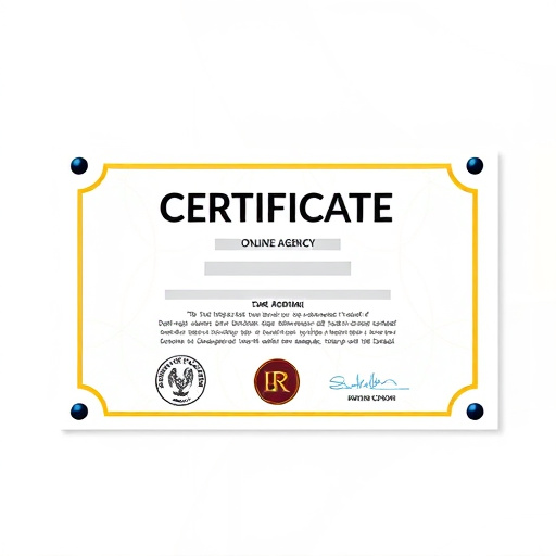 online agency certification