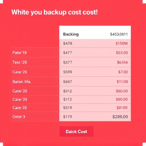 platform backup cost