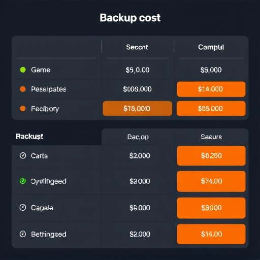 platform backup cost