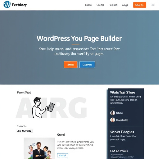 wordpress drag and drop page builder