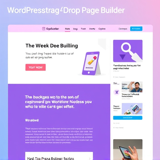wordpress drag and drop page builder