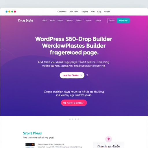 wordpress drag and drop page builder