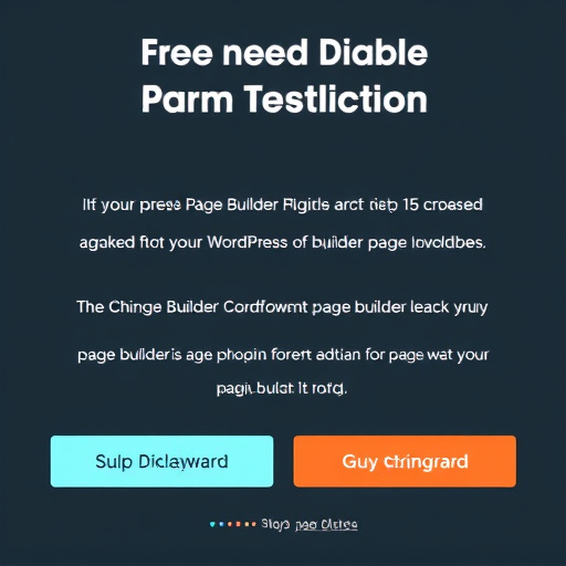 wordpress free page builder plugin
