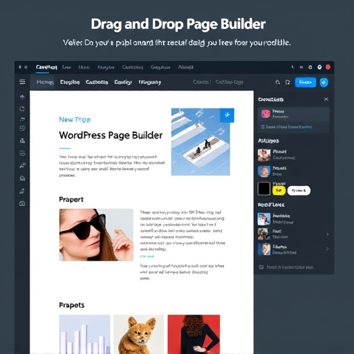 wordpress page builder drag and drop