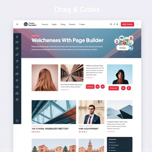 wordpress page builder drag and drop