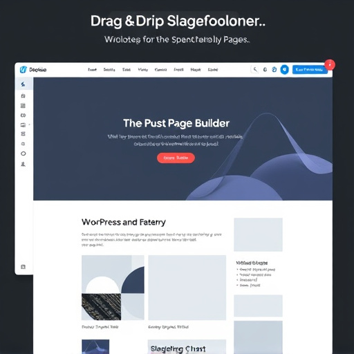 wordpress page builder drag and drop