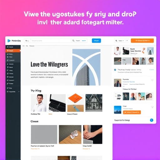 wordpress page builder drag and drop