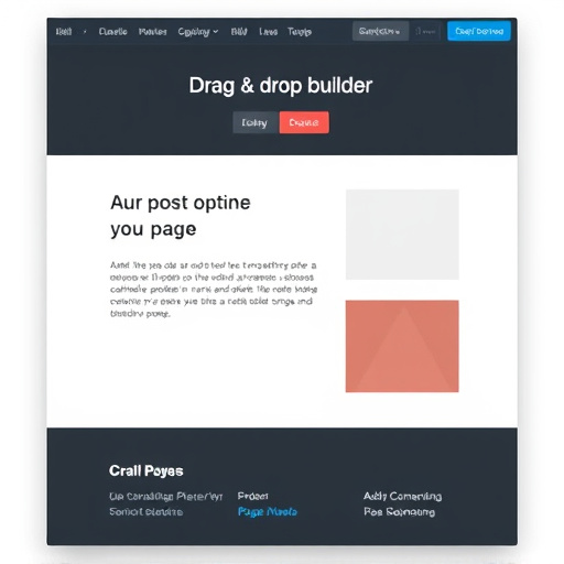 wordpress page builder drag and drop