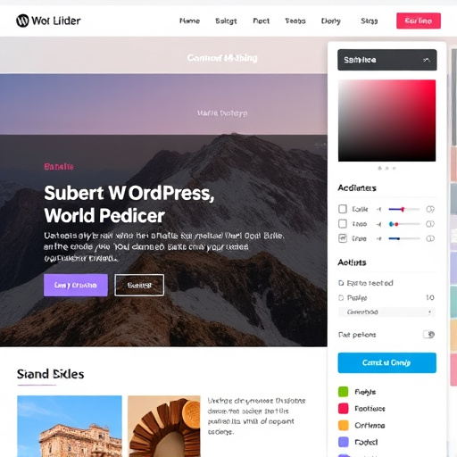 wordpress page builder drag and drop