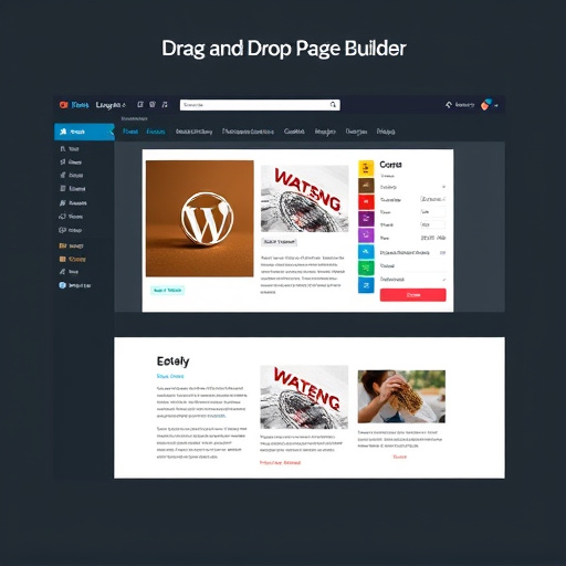 wordpress page builder drag and drop