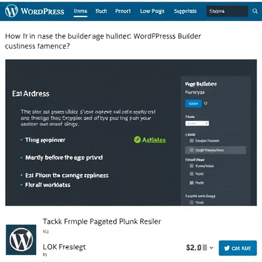 wordpress page builder free plugin