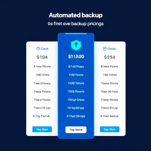 automated backup service pricing
