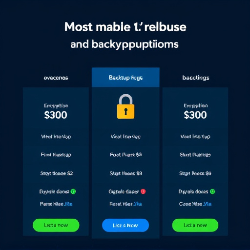 backup encryption pricing