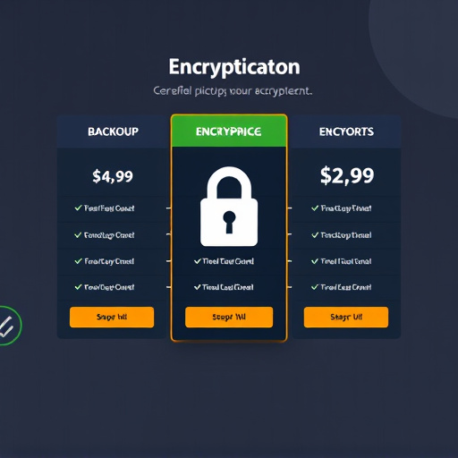 backup encryption pricing
