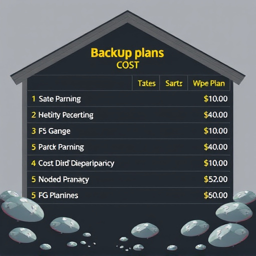 backup plan cost