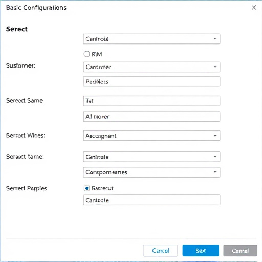 basic crm configuration