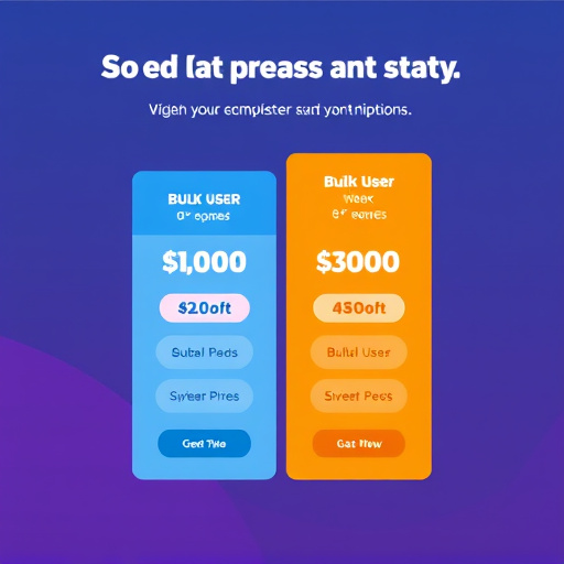 bulk user subscription pricing