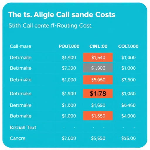 call routing cost