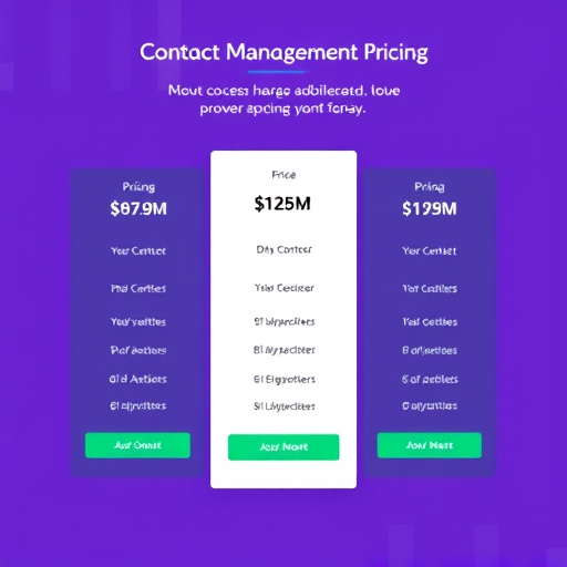 crm contact management pricing