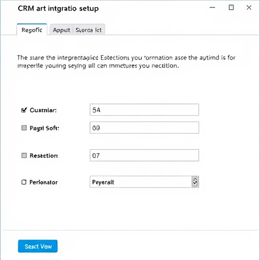 crm integration setup