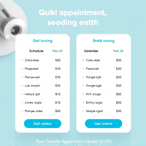 dental appointment scheduling pricing