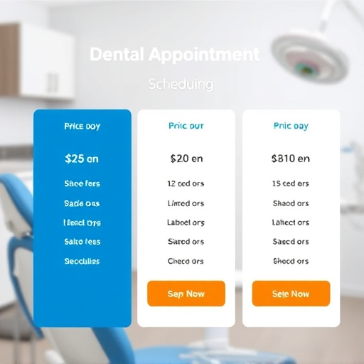 dental appointment scheduling pricing