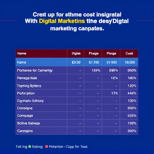 digital marketing campaign cost