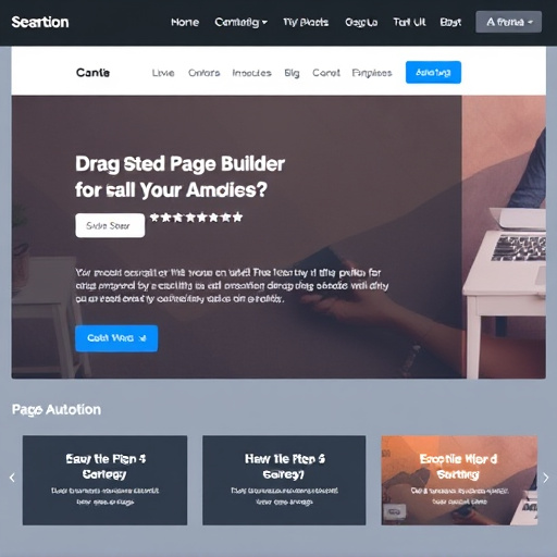 drag and drop page builder for wordpress