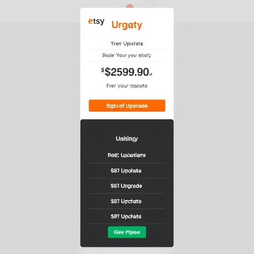 etsy integration upgrade pricing