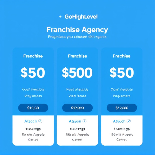 franchise agency pricing gohighlevel
