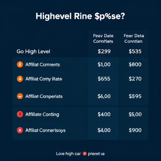 gohighlevel affiliate commission rates