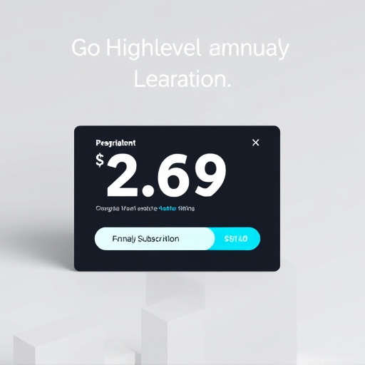 gohighlevel annual subscription