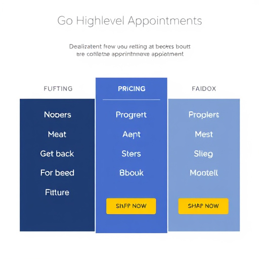 gohighlevel appointment scheduling pricing