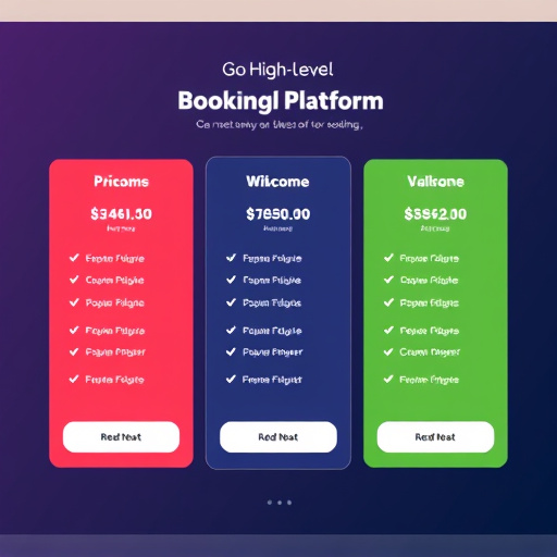 gohighlevel booking platform pricing