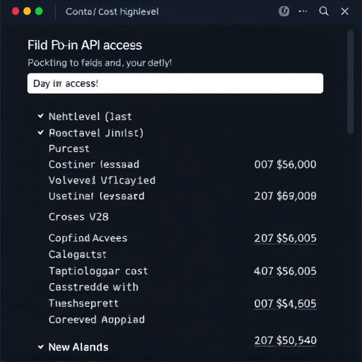 gohighlevel cost api access