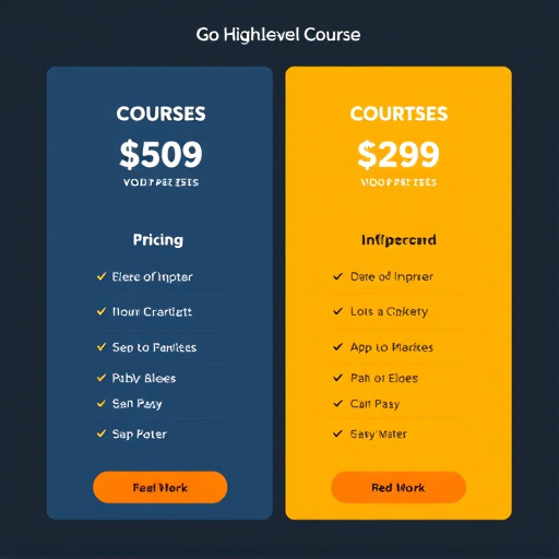 gohighlevel course pricing