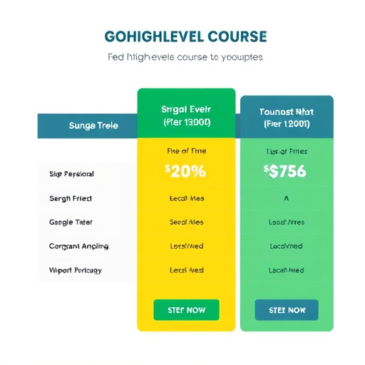 gohighlevel course pricing