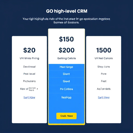gohighlevel crm pricing