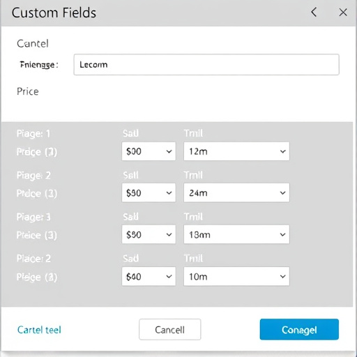 gohighlevel custom fields price model