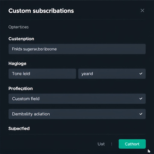 gohighlevel custom fields subscription plans
