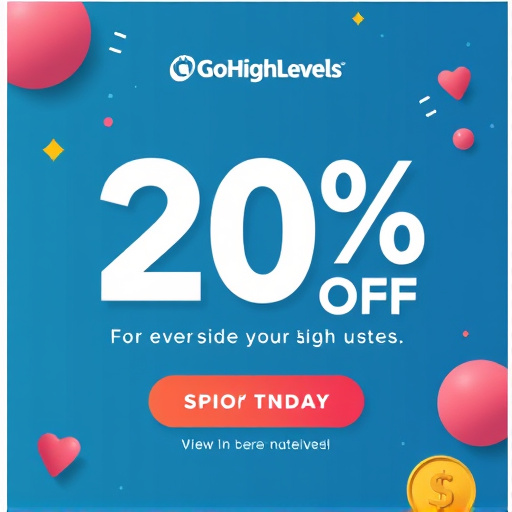 gohighlevel discount promotion offer