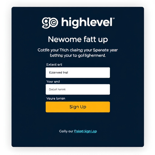 gohighlevel extended trial signup