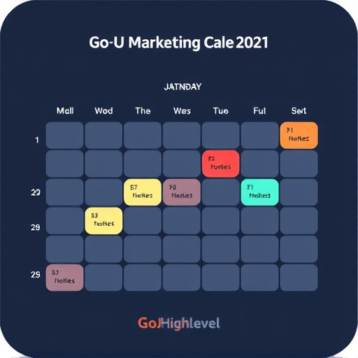 gohighlevel marketing calendar